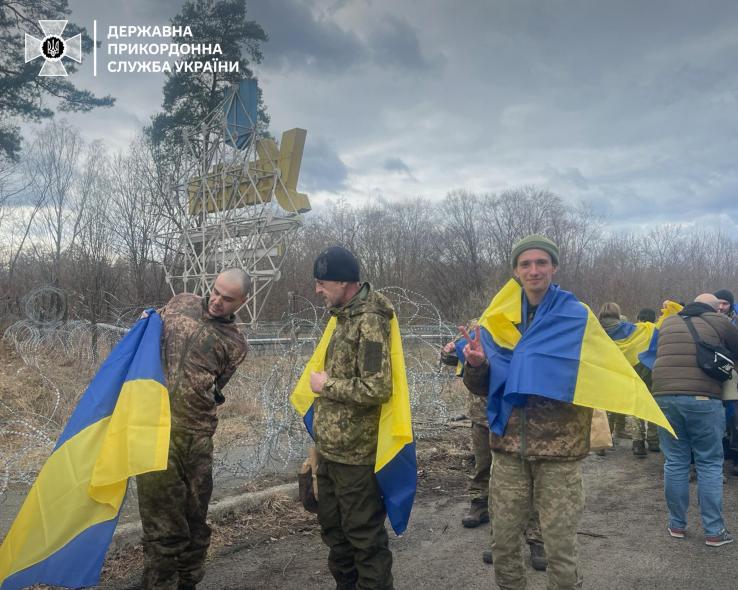 Серед звільнених з полону – двоє бійців Луганського прикордонного загону