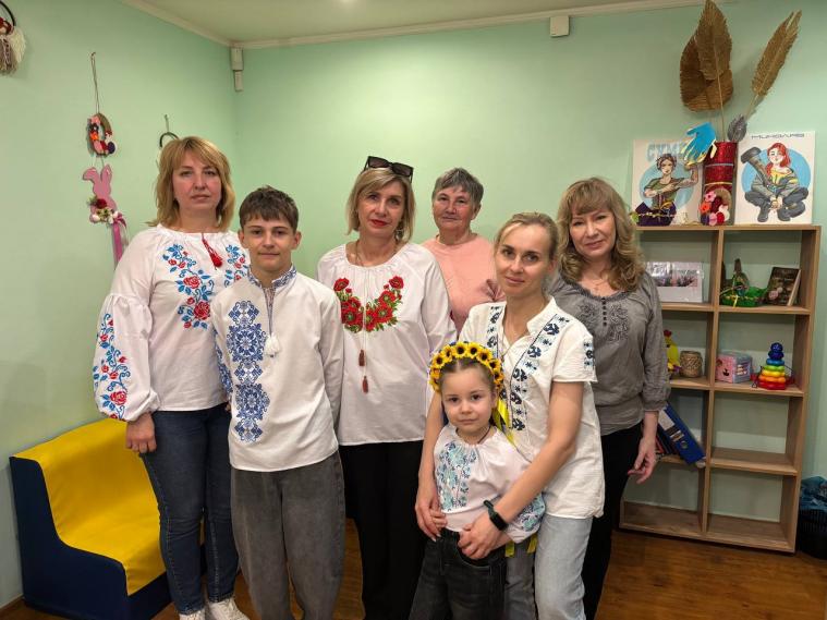 У луганському гумхабі у Харкові для ВПО провели захід до Дня вишиванки