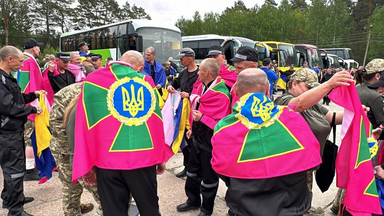 З російського полону повернулися четверо луганських прикордонників