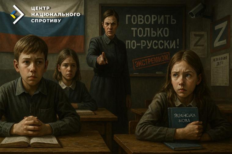 Окупанти заборонили дітям розмовляти українською у школах на ТОТ