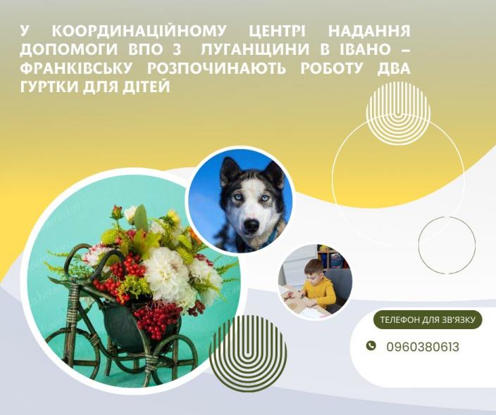На базі Франківського гуманітарного хабу розпочинають роботу два гуртки для дітей. Подробиці 