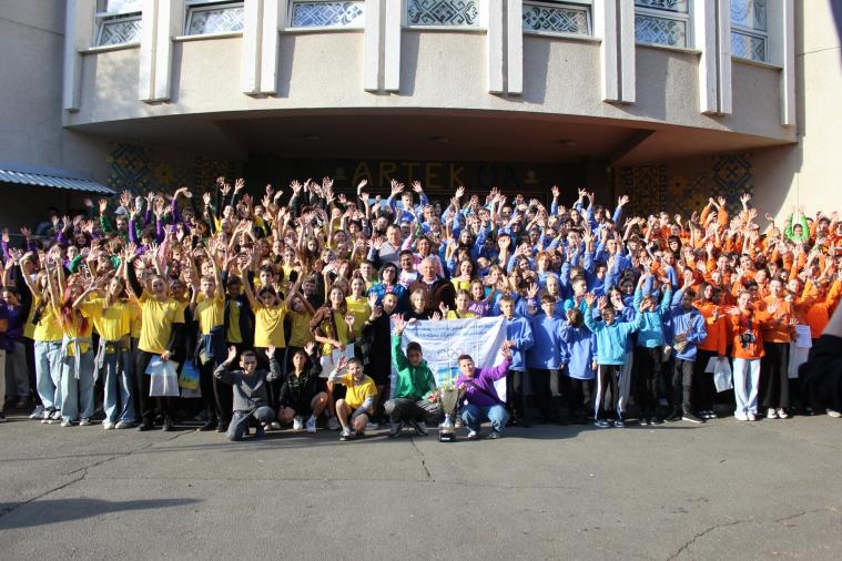 В «Артеці» для дітей з Луганщини провели Олімпійський урок (ФОТО)