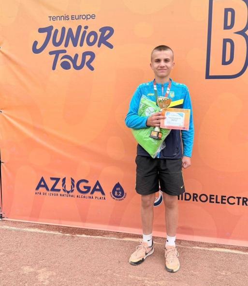 Сіверськодончанин переміг на тенісному турнірі Tennis Europe - Buzau Tennis Open