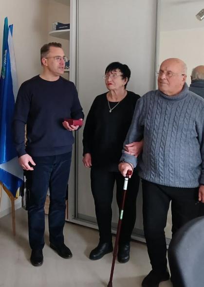 Батькам загиблого Михайла Панкова вручили його орден «За мужність» III ступеня