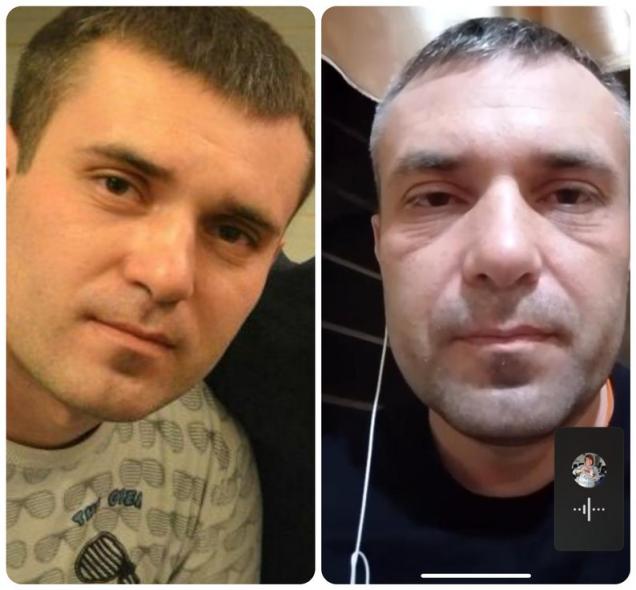 Дмитро Бєліков до та після полону. Фото надав Бєліков Дмитро Бєліков до та після полону. Фото надав Бєліков