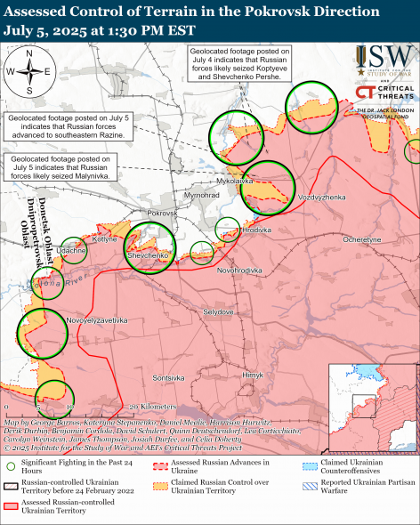 Окупанти намагаються взяти Покровськ у кільце, – ISW
