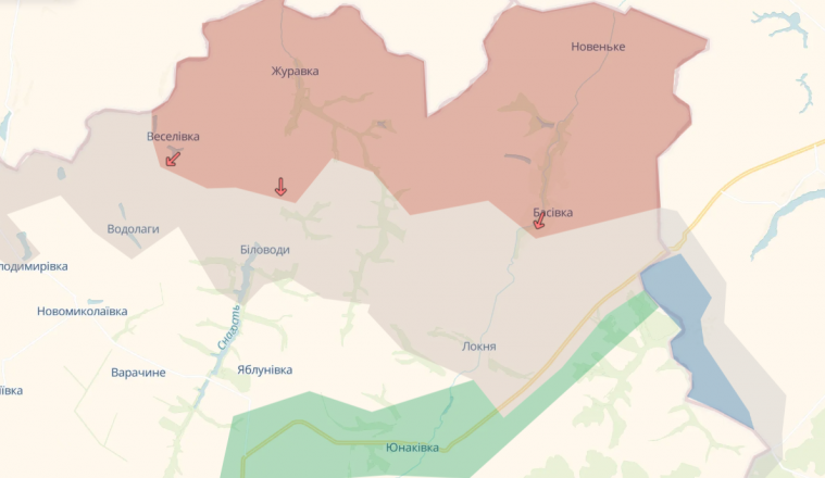 Армія рф наступає на Сумщині, закріпляється і накопичує сили, щоб просуватися далі, - DeepState