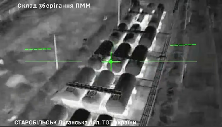 ССО знищили склад палива та нафтобазу окупантів на Луганщині (ВІДЕО)