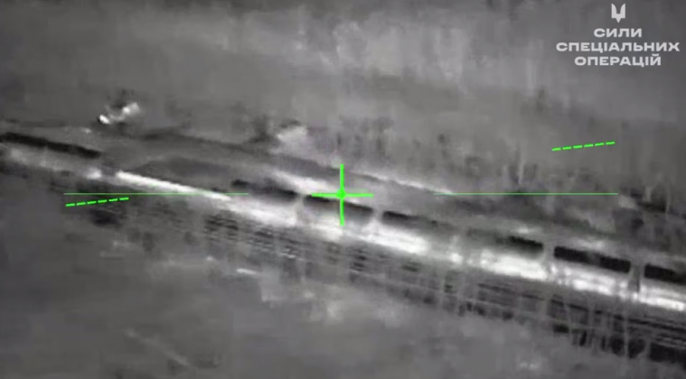 У ССО показали кадри влучань по логістиці ворога на Луганщині (ВІДЕО)
