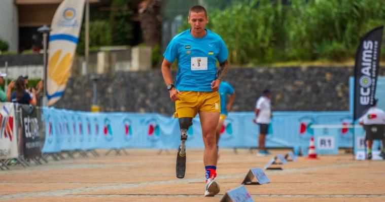 Ветеран з Луганщини взяв три золота на чемпіонаті Європи з пара лазер-рану, парабіатлу та паратріатлу