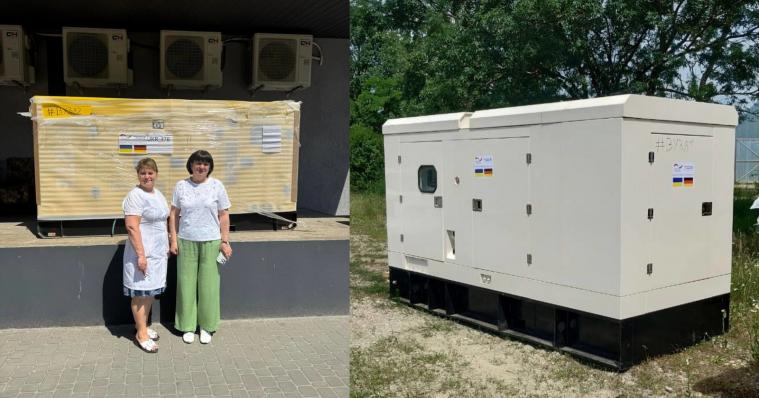 Сіверськодонецький ЦПМСД у Кам'янському та «Лісова дача» на Закарпатті отримали генератори