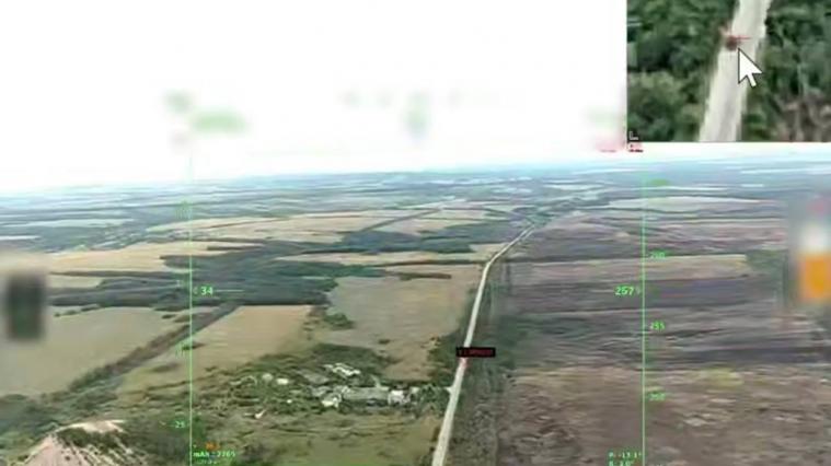 У НГУ показали ураження техніки окупантів у Лисичанську (ВІДЕО)