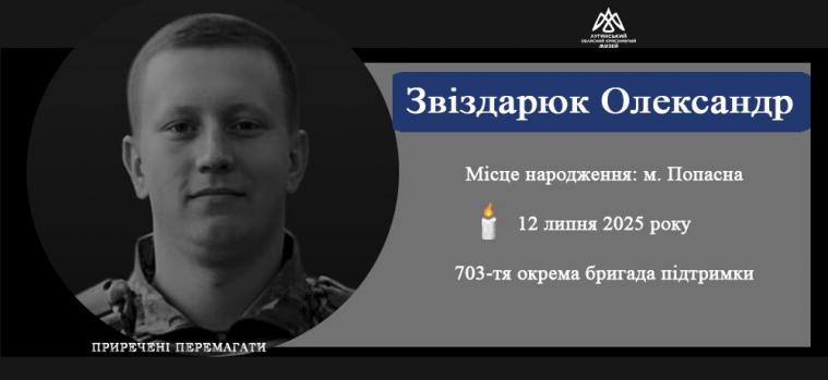 Стало відомо про загибель ще одного військового з Луганщини