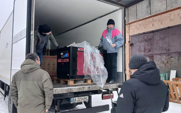 5 генераторів доставили до Славутича від громад Луганщини 5 генераторів доставили до Славутича від громад Луганщини