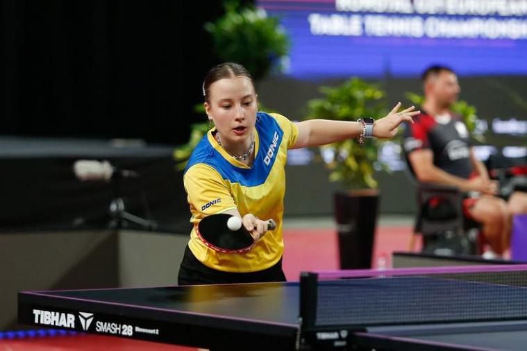 Сіверськодончанка стала срібною призеркою молодіжного чемпіонату Європи з настільного тенісу Сіверськодончанка стала срібною призеркою молодіжного чемпіонату Європи з настільного тенісу
