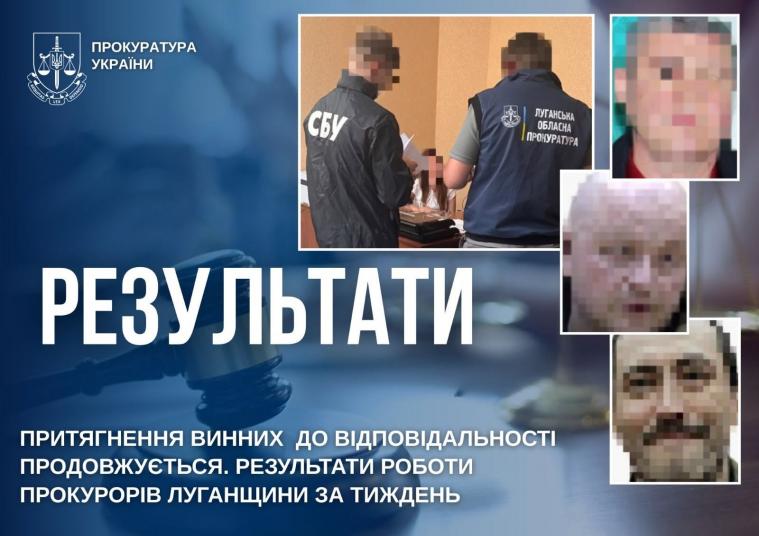 Держзрада, колабораціонізм та перешкоджання ЗСУ: кому оголосила підозри прокуратура Луганщини Держзрада, колабораціонізм та перешкоджання ЗСУ: кому оголосила підозри прокуратура Луганщини