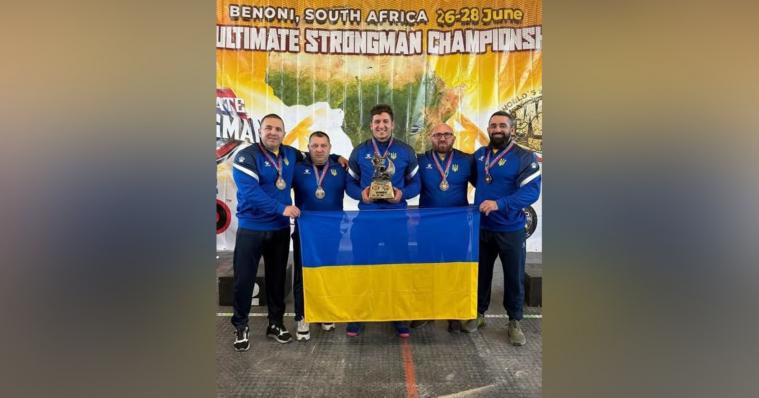 Представник Луганщини став чемпіоном світу з богатирського багатоборства у складі збірної України