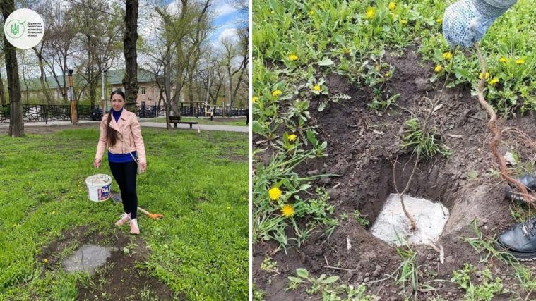Держекоінспекція Луганщини підтримала традицію висадки дубів Шевченка у Дніпрі