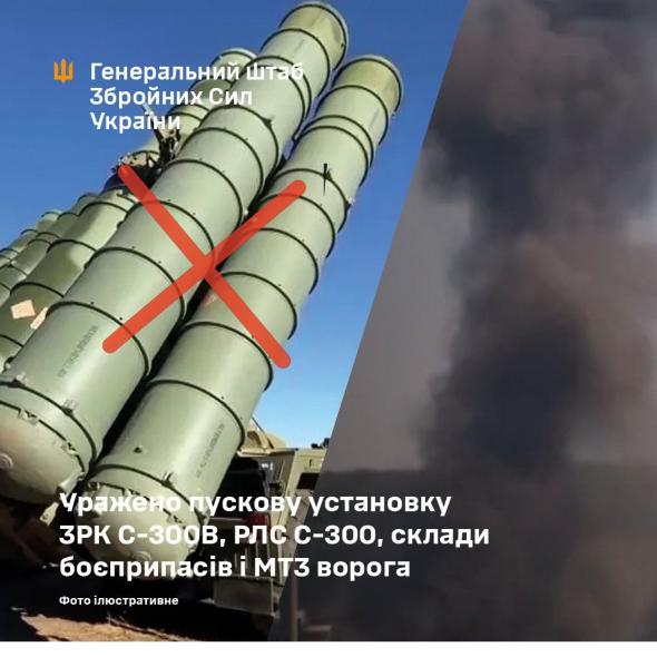 Сили оборони завдали ударів по військових об'єктах на ТОТ Луганщини, - Генштаб