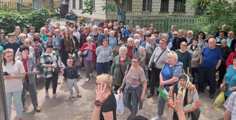 У Кропивницькому переселенцям передали продуктові набори, дитячі товари та засоби реабілітації