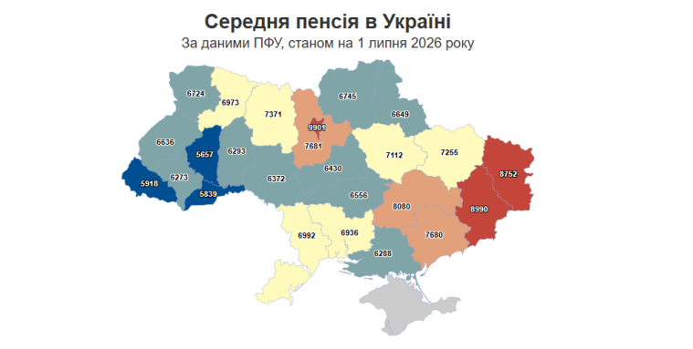 Яку середню пенсію отримують жителі Луганщини: нові дані Яку середню пенсію отримують жителі Луганщини: нові дані
