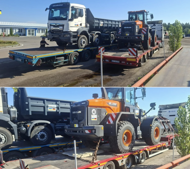 Луганщина отримала спецтехніку від Німеччини