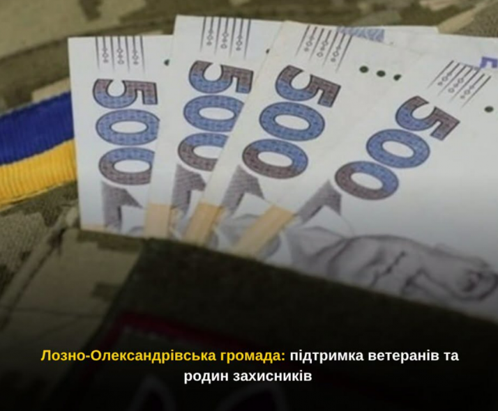 На підтримку ветеранів та родин захисників одна з громад Луганщини виділила понад 300 тисяч гривень