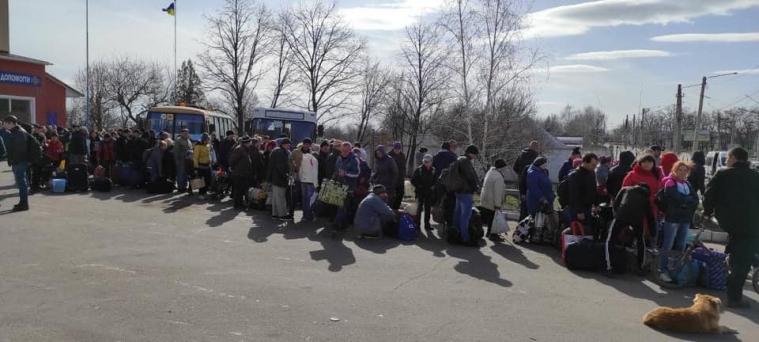 Посилена евакуація 12 квітня. Евакуйовано більше 300 людей