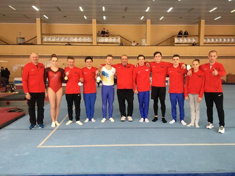 Наші гімнасти завоювали низку медалей на чемпіонатi України