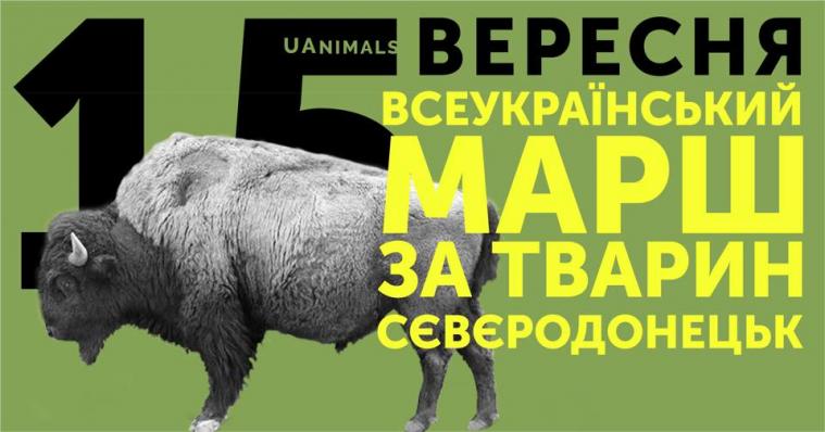 У Сєвєродонецьку пройде Всеукраїнський марш за тварин