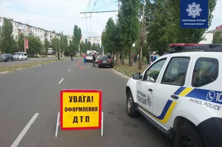 В Северодонецке случилось ДТП с участием пяти автомобилей