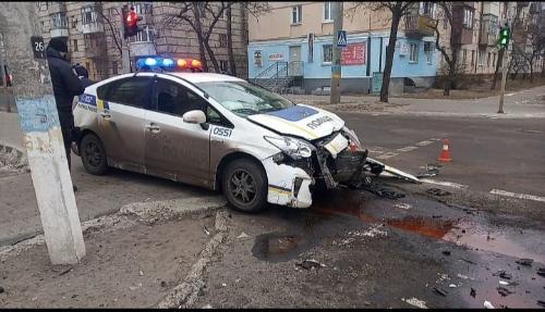 ДТП за участю патрульного автомобіля сталося в Сєверодонецьку