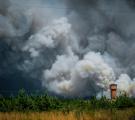 Фотографии пожара под Северодонецком