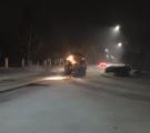 Перший сніг на Луганщині. Дорожники були готові