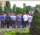 В Северодонецке прошел очередной митинг рабочих предприятия "АЗОТ"