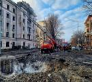 Наслідки ракетної атаки рф на Київ: 10 постраждалих і понівечена інфраструктура (ФОТО)
