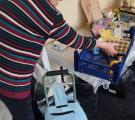 У гуманітарному хабі Старобільської РДА в Києві щотижня видають продовольчу допомогу