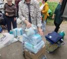 У Кропивницькому переселенцям передали продуктові набори, дитячі товари та засоби реабілітації