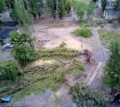 Последствия сильной бури в г. Рубежное 28.06.2018