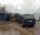 В Северодонецке загорелась иномарка в частном гараже