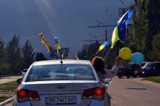 Святковий автопробіг до 25-й річниці Незалежності України