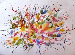 Мастер-класс: "Кляксография"