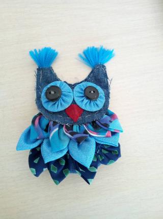 Мастер-класс: "Брошь-сова"