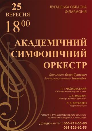 Концерт Академического симфонического оркестра