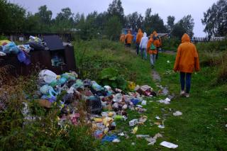 Субботник на  Чистом озере