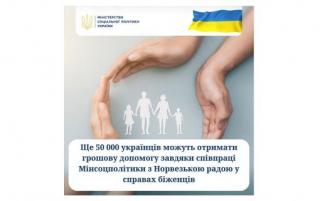 Ще 50 тис. українців можуть отримати грошову допомогу від міжнародників