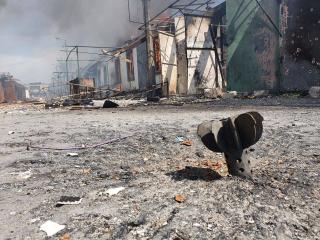 Оперативна обстановка: «дорога життя» під вогнем, попадання у школу в Гірському