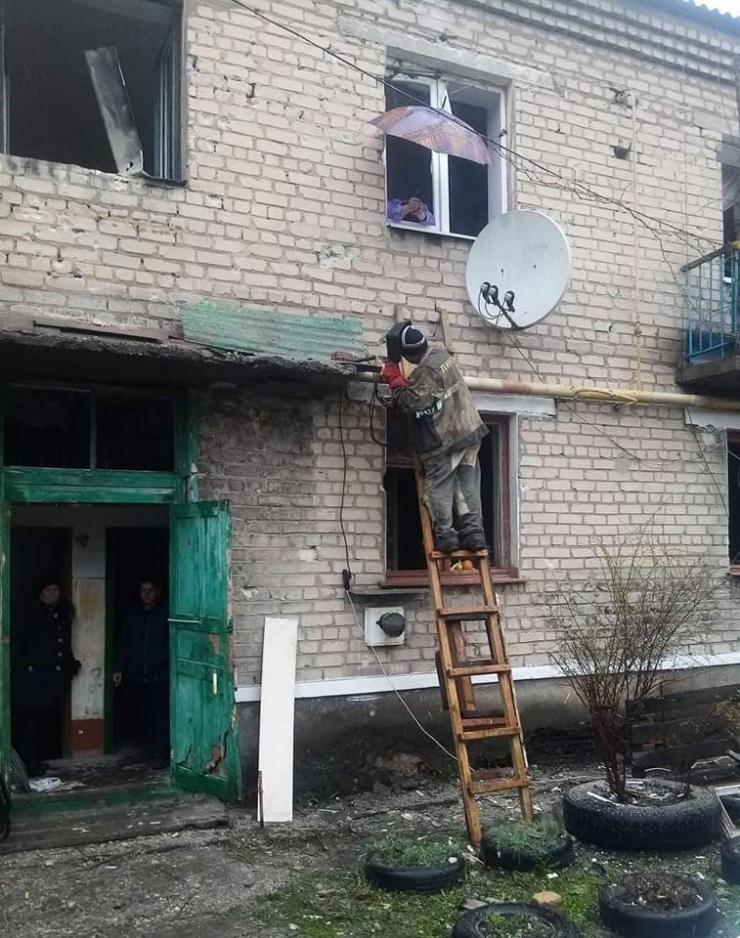 Український газовик в українському місті