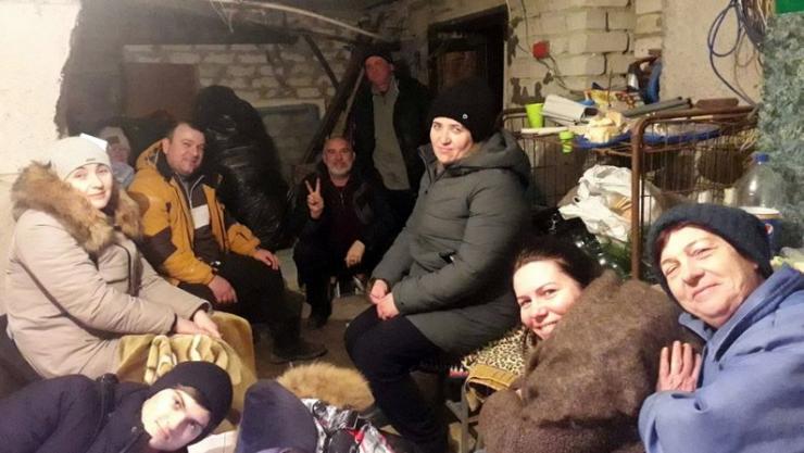 8 березня 2022. Підвал. Фото надала Карпцова