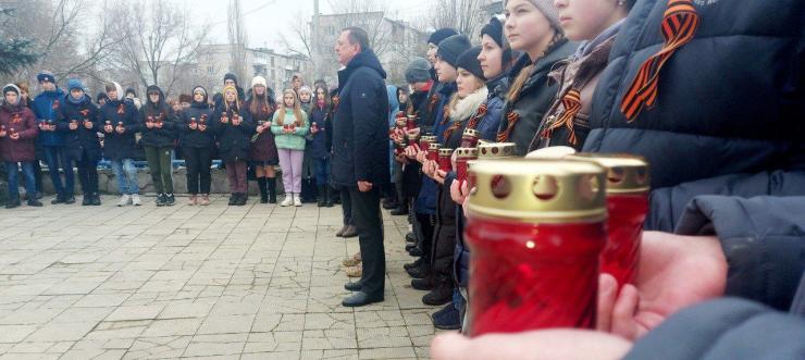 Сєвєродонецькі діти на проросійському мітингу
